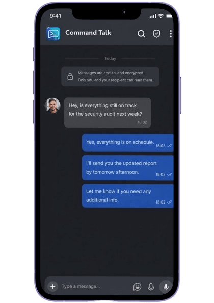 Command Talk App